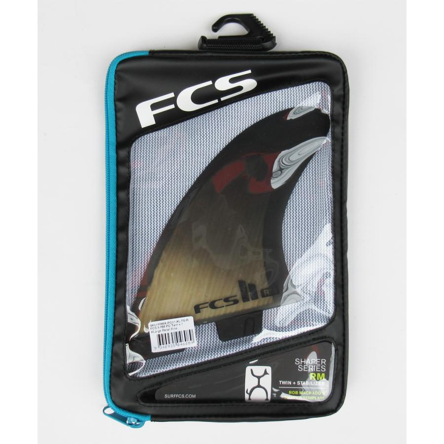 FCS2フィン(シェーパーシリーズ )RMロブ・マチャド TWIN+STABILISERフィン/PCパフォーマンスコアフィン/ショートボード用