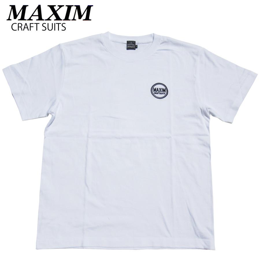 MAXIM マキシム 2020 刺繍Tシャツ（ホワイト）マキシムウエットスーツ :MAXIN2020T-WHT:ALPHA SURFSHOP