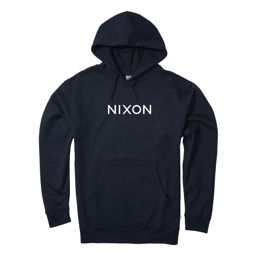 NIXON  ニクソン プルオーバーパーカー【Wordmark Pullover】NAVY / NIXON JAPAN正規品｜surf-alphas