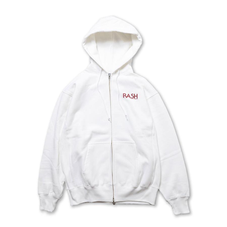 RASH ラッシュ 2023羽バックフルジップパーカー（12oz
