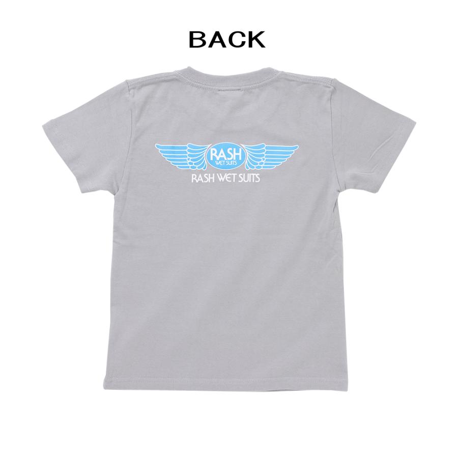 RASH ラッシュ 2023キッズ羽バックTシャツ /ラッシュウエット RASH ラッシュ 2023キッズ羽バックTシャツ /ラッシュウエット