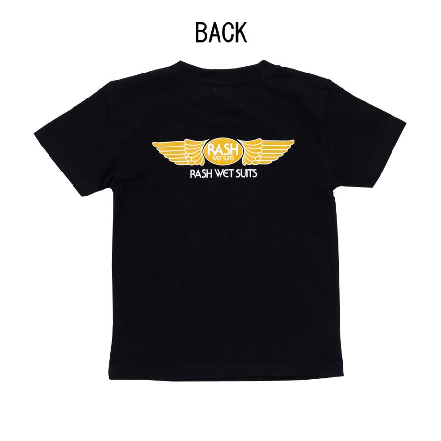 RASH ラッシュ 2023キッズ羽バックTシャツ /ラッシュウエット RASH ラッシュ 2023キッズ羽バックTシャツ /ラッシュウエット