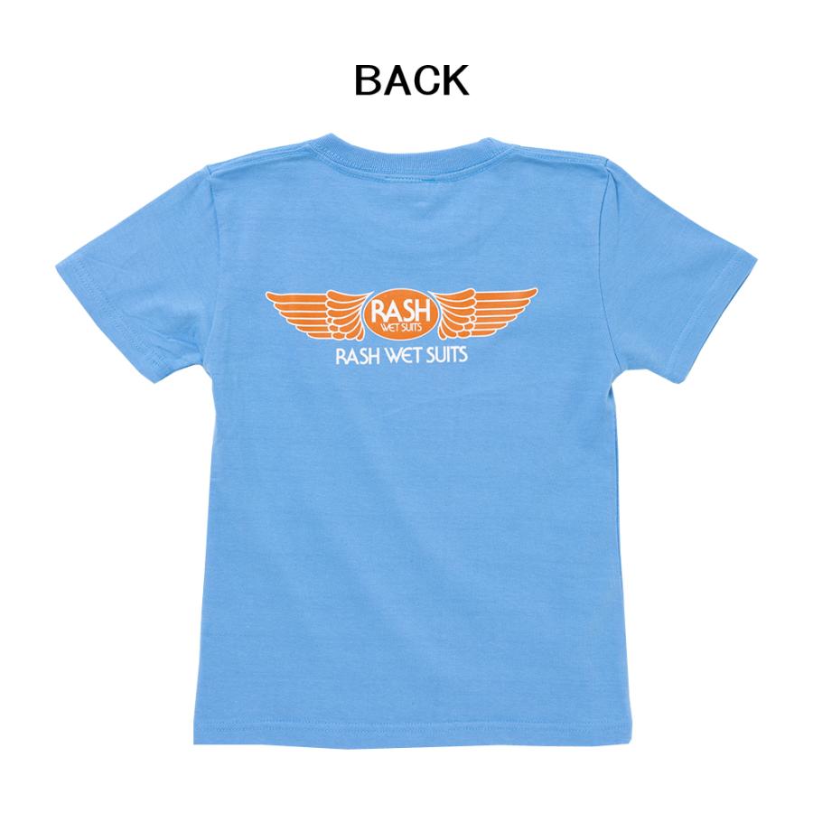 RASH ラッシュ 2023キッズ羽バックTシャツ /ラッシュウエット RASH ラッシュ 2023キッズ羽バックTシャツ /ラッシュウエット