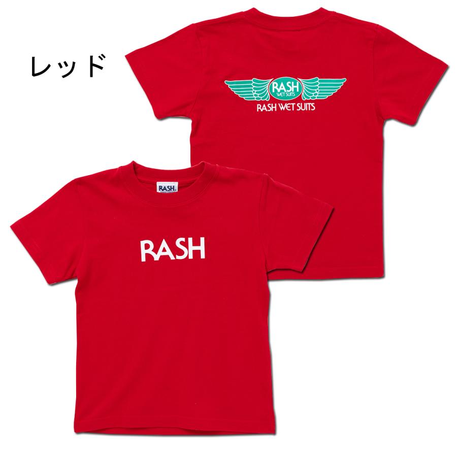 RASH ラッシュ 2023キッズ羽バックTシャツ /ラッシュウエット RASH ラッシュ 2023キッズ羽バックTシャツ /ラッシュウエット