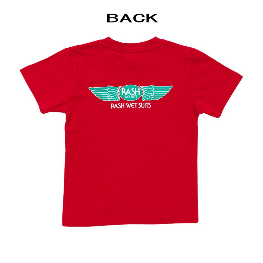 RASH ラッシュ 2023キッズ羽バックTシャツ /ラッシュウエット RASH ラッシュ 2023キッズ羽バックTシャツ /ラッシュウエット