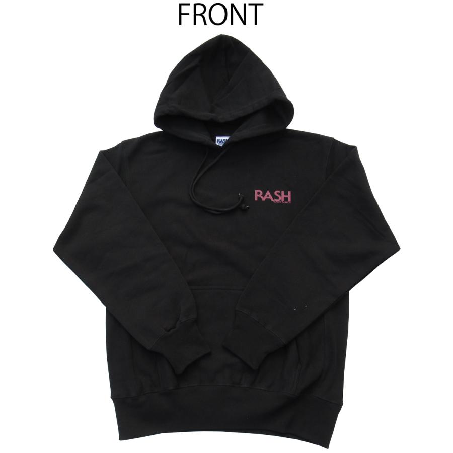 RASH WETSUITS ラッシュ 羽バックプルオーバーパーカー ブラック L 2025 RASH ラッシュ 羽バック プルオーバー パーカー メンズ