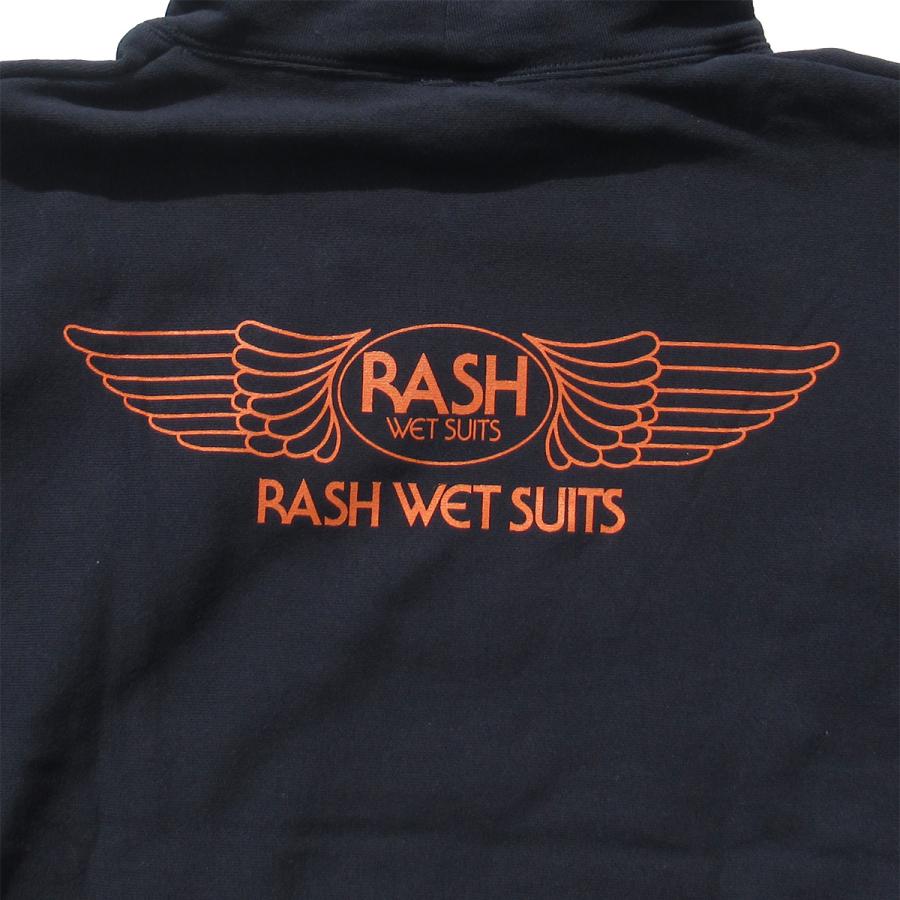 RASH ラッシュ 2024羽バックプルオーパーパーカー（12oz） ネイビー