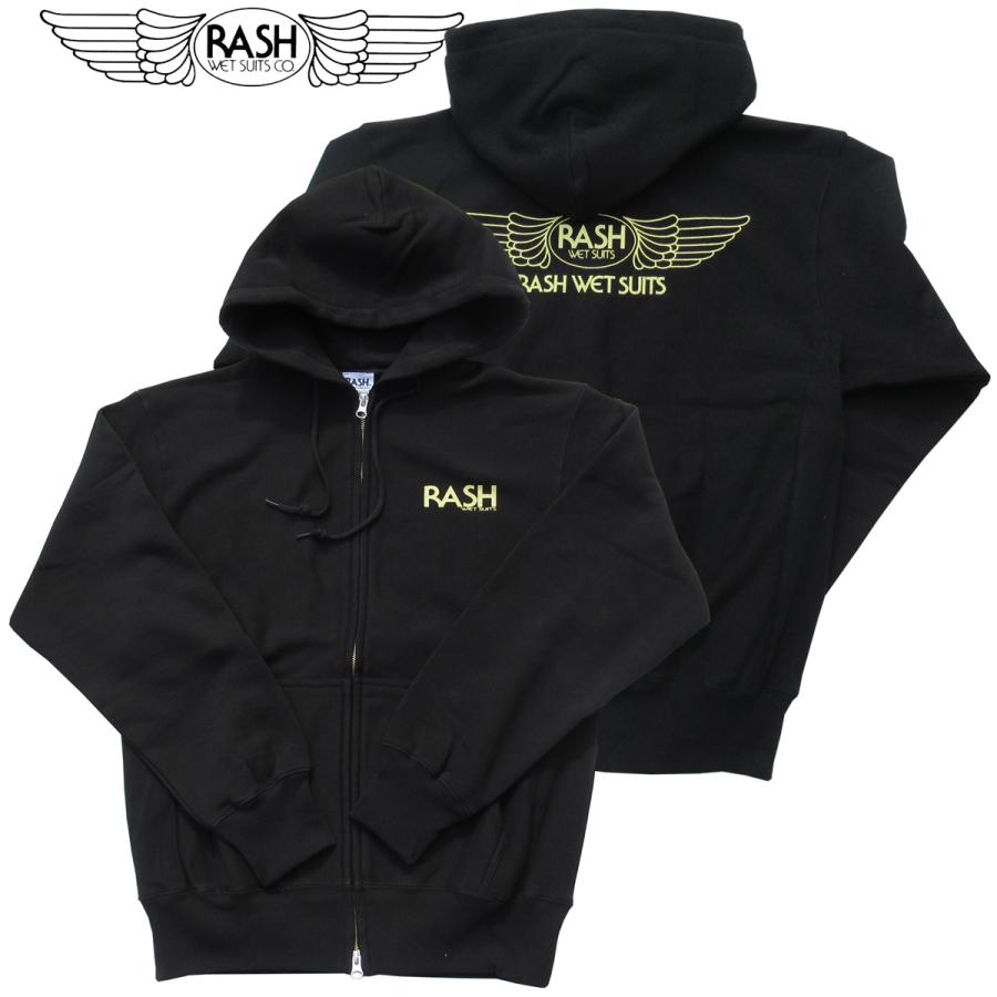 RASH ラッシュ 2025羽バックフルジップパーカー(12oz RASH ラッシュ 2025羽バックフルジップパーカー(12oz
