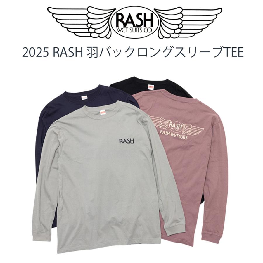 RASH ラッシュ 2025羽バックロングスリーブTEE(7.1oz RASH ラッシュ 2025羽バックロングスリーブTEE(7.1oz