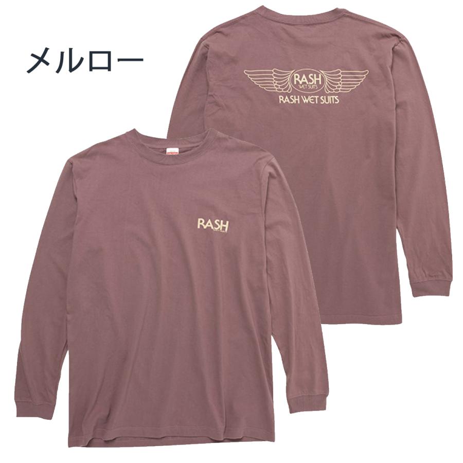 RASH ラッシュ 2025羽バックロングスリーブTEE(7.1oz RASH ラッシュ 2025羽バックロングスリーブTEE(7.1oz