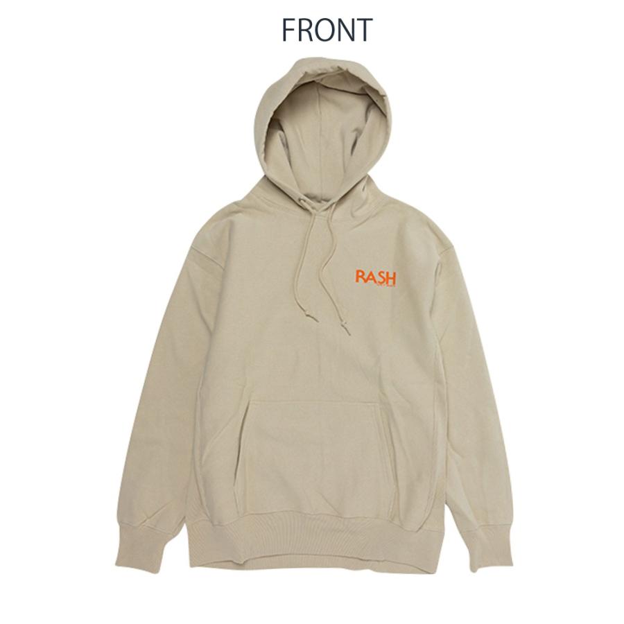 RASH ラッシュ 2025羽バックプルオーバーパーカー（12oz