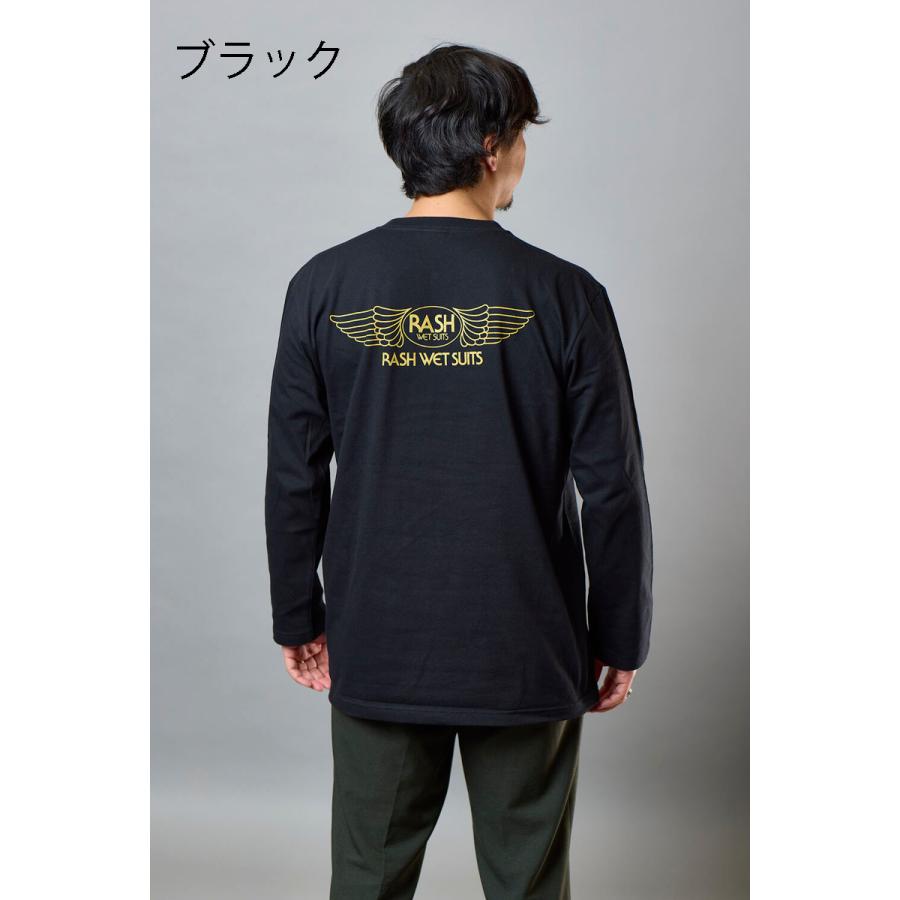 RASH WETSUITS 2026 SS 羽バックロングスリーブTEE XL RASH ラッシュ 2026羽バックロングスリーブTEE 5.6oz / ラッシュ