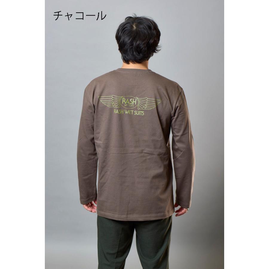 RASH ラッシュ 2026羽バックロングスリーブTEE 5.6oz / ラッシュ