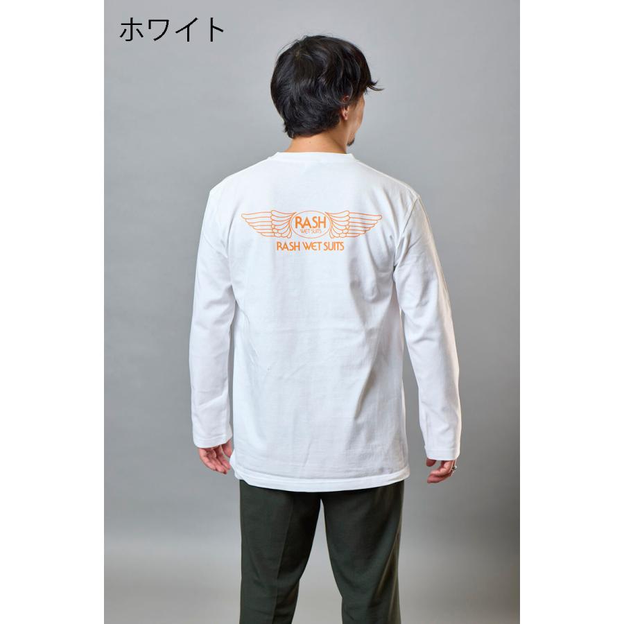 RASH ラッシュ 2026羽バックロングスリーブTEE 5.6oz / ラッシュ