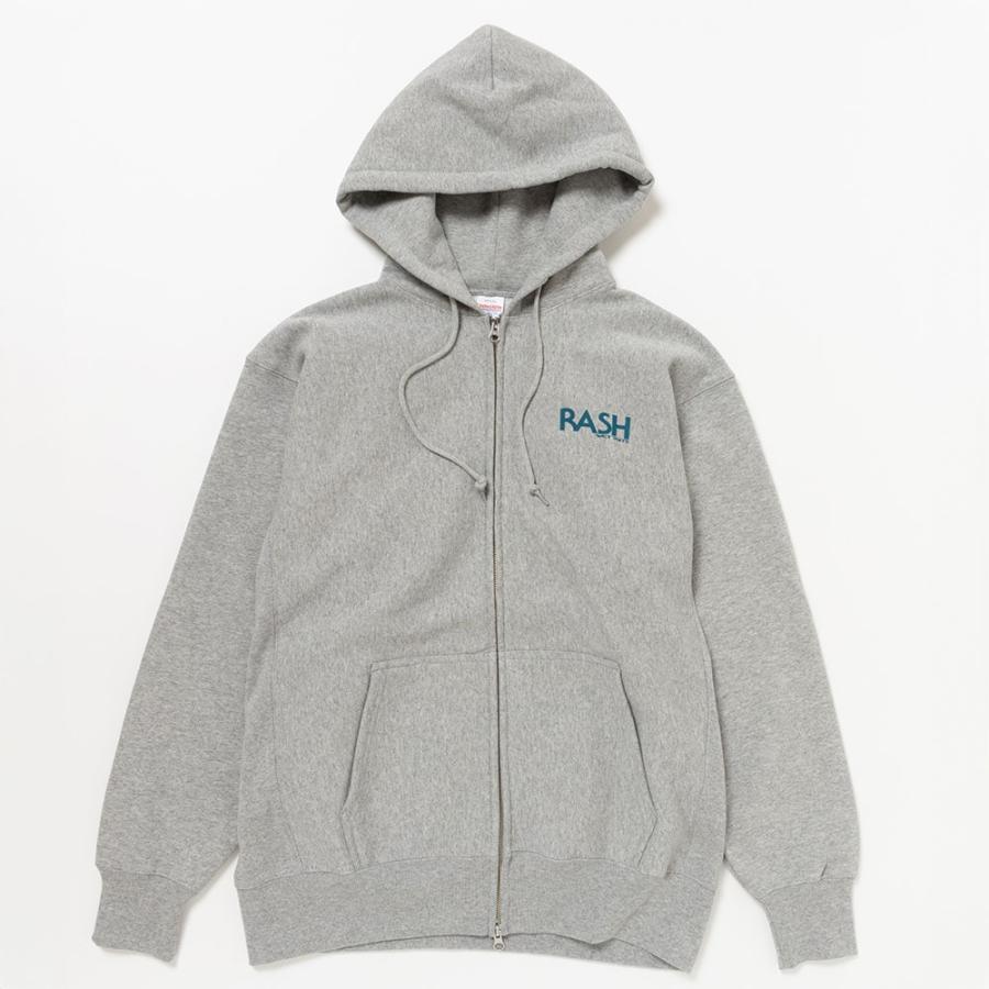 RASH ラッシュ 2026羽バックフルジップパーカー（12oz） / ラッシュ