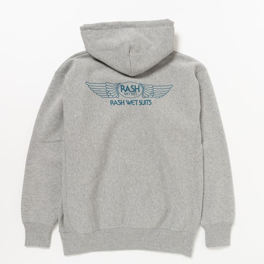 RASH ラッシュ 2026羽バックフルジップパーカー（12oz） / ラッシュ