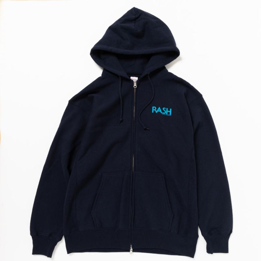 RASH ラッシュ 2026羽バックフルジップパーカー（12oz） / ラッシュ