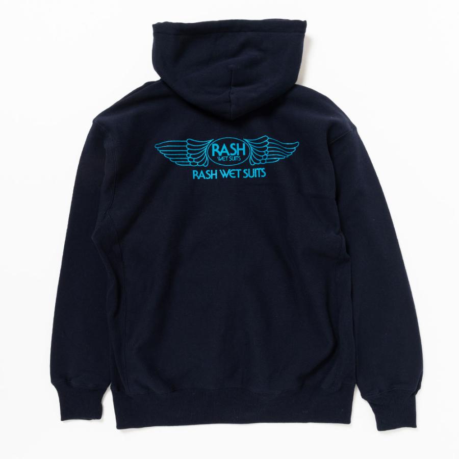 RASH ラッシュ 2026羽バックフルジップパーカー（12oz） / ラッシュ