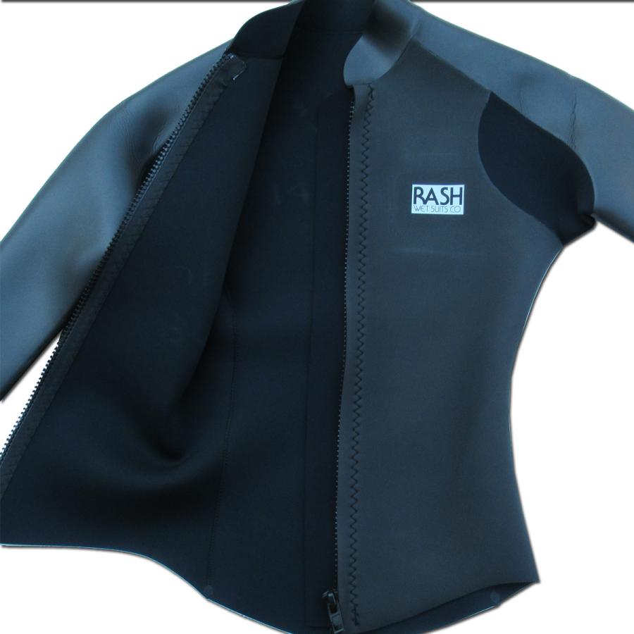 【美品】RASHウェットスーツ 長袖タッパー　L〜XL 2ミリ　ラッシュ RASH ラッシュウエットスーツ ロングスリーブタッパ（2mmスキン