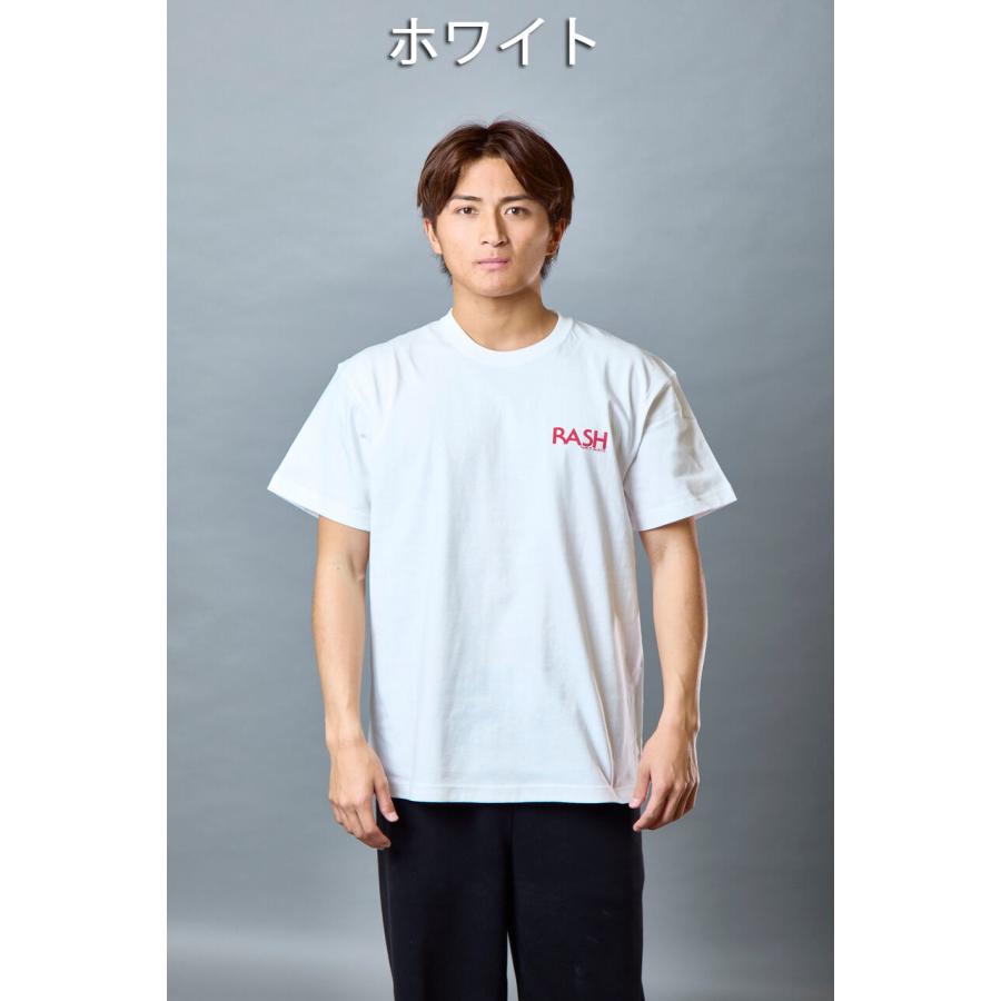 RASH ラッシュ 2025ヘビーウェイト羽バックTEE 7.1oz （ピンライン羽