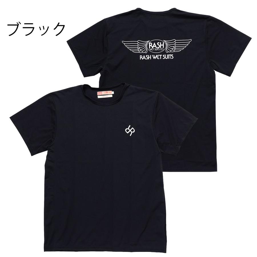 RASH WETSUITS ラッシュ XL 波乗りジャパンサーフ Tシャツ黒 RASH
