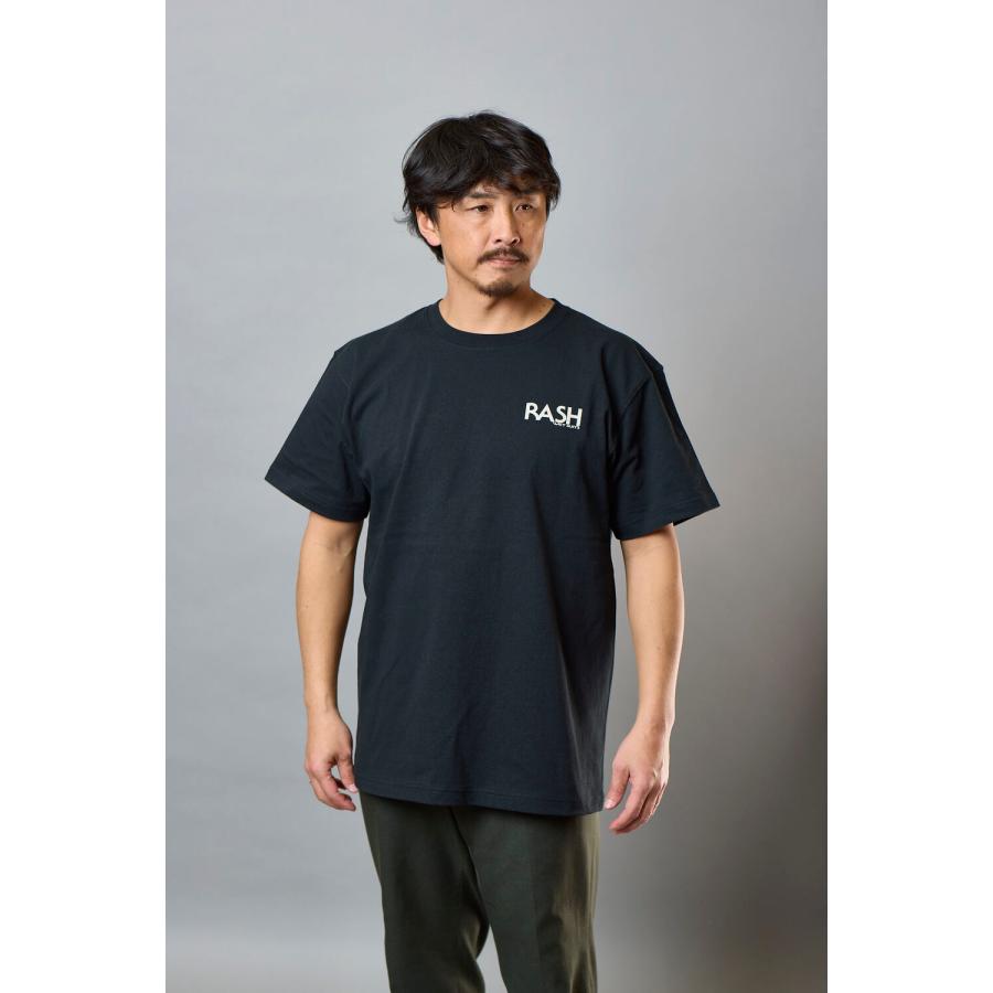 RASH ラッシュ 2026ヘビーウェイト羽バックTEE 7.1oz （ピンライン羽