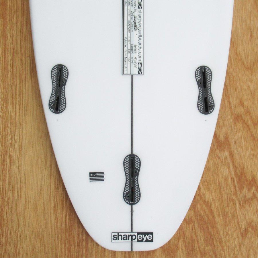 シャープアイサーフボード SHARP EYE SURFBOARDS DISCOcheaterモデル 5'9" FCS2 TRI（フィンなし）カーボンパッチ入り マルシオ・ゾウビシェープ/サーフィン｜surf-alphas｜08