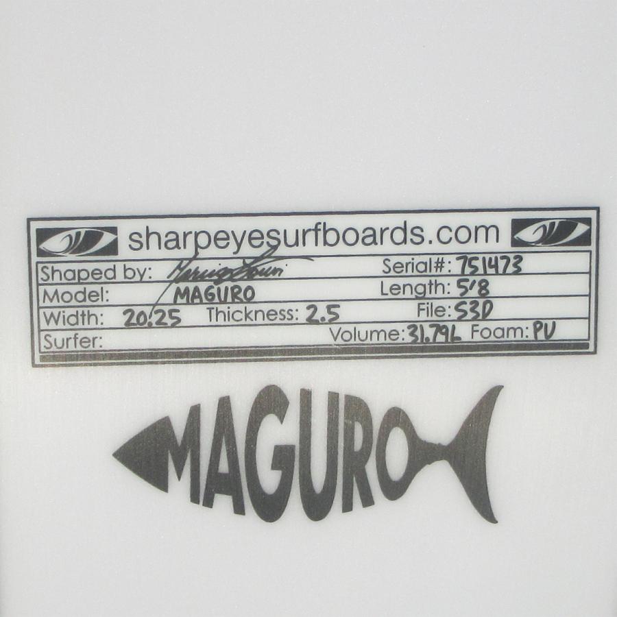 シャープアイサーフボード SHARP EYE SURFBOARDS MAGUROモデル 5'8