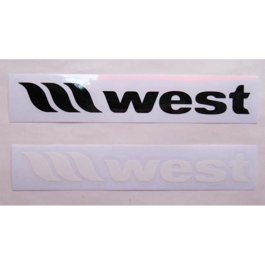 WEST ウエストステッカー Logo (L) ウエストスーツ/サーフィン