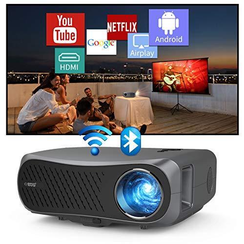 低価格で大人気の ネイティブ無線wifiでスマホに直接接続 プロジェクター B085vrv5lf S Wi Fi Wi Fi 1080p Bluetoothプロジェクターandr S サーフヤフー店 プロジェクター テレビ 映像機器 4kをサポート70lm