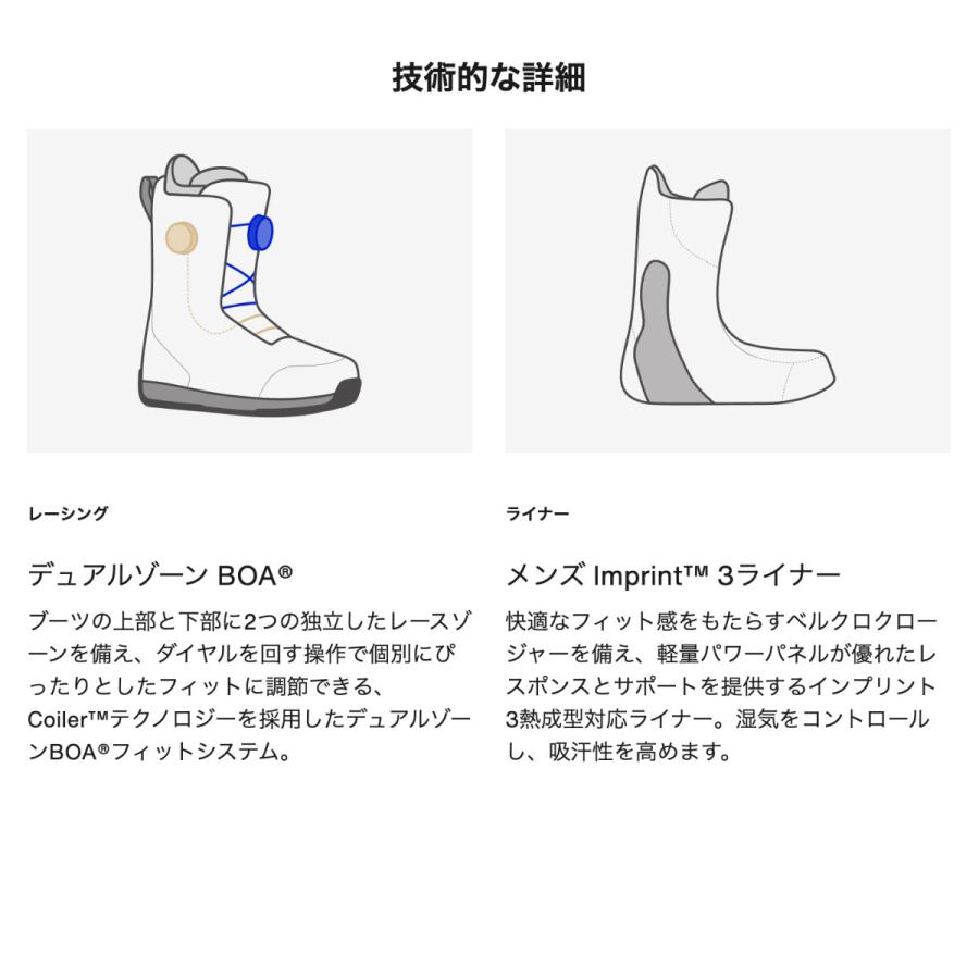 BURTON（バートン） スノーボードブーツ メンズ スワス BOA 26.5 27.0