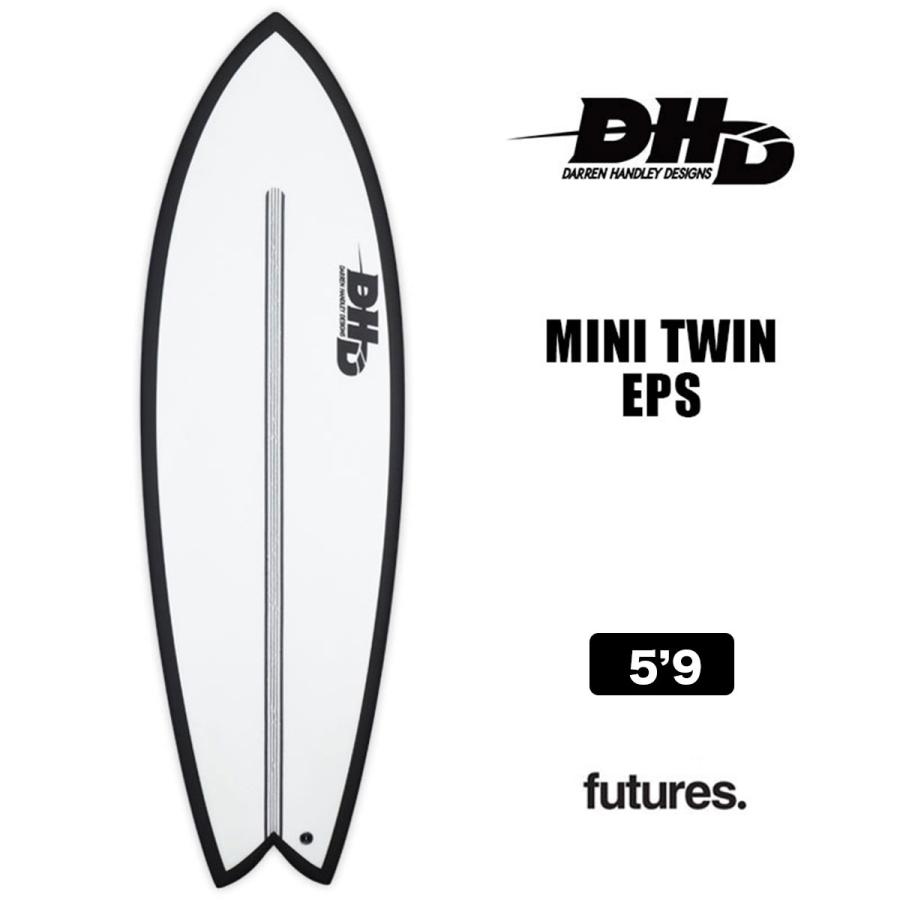 サーフボード DHD SURFBOARDS ミニツイン ダレン ハンドレー デザイン