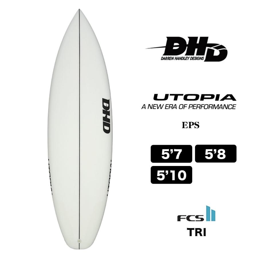 dhd サーフボード ショートボード 5'7 5'8 5'10 ダレンハンドレー