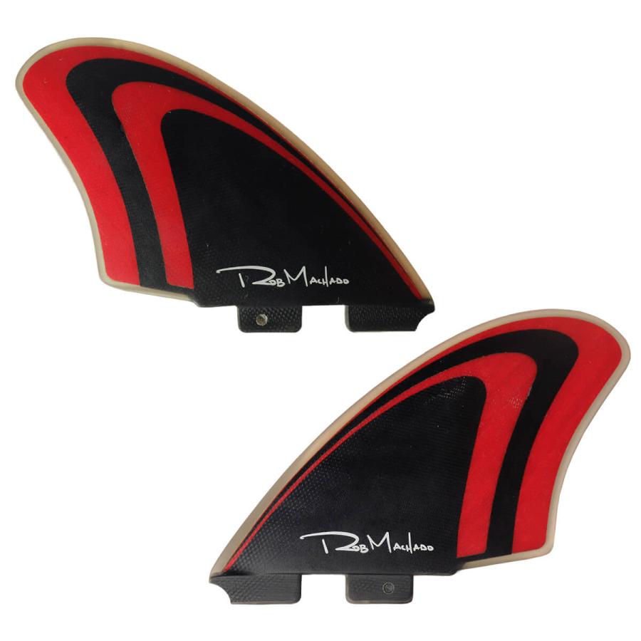 FCS　FK-1 PC Fish Keel Red ツイン　2枚セット Fk-1 Pc Fish Twin Keel Fin Set Red — Jungle Surf Store