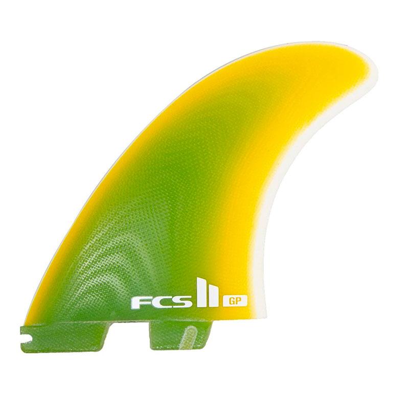 FCS II GP サーフボードフィン グリーン/ホワイト