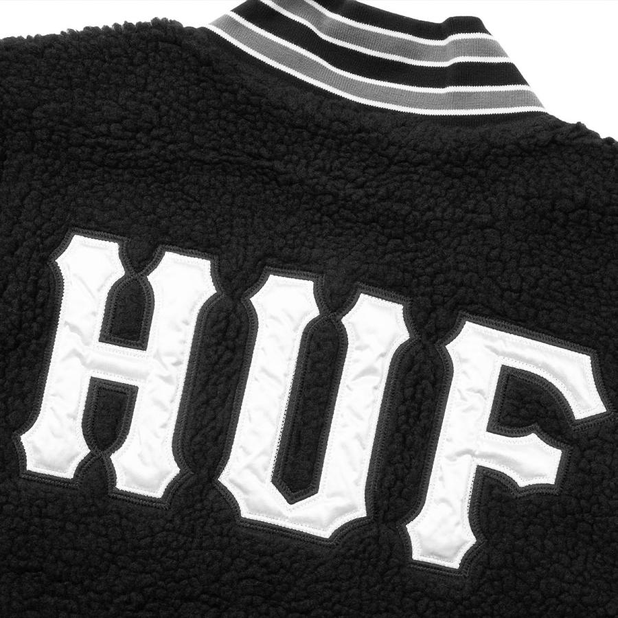 HUF ハフ メンズ アウター ジャケット SHERPA VARSITY 厚手 メッシュ