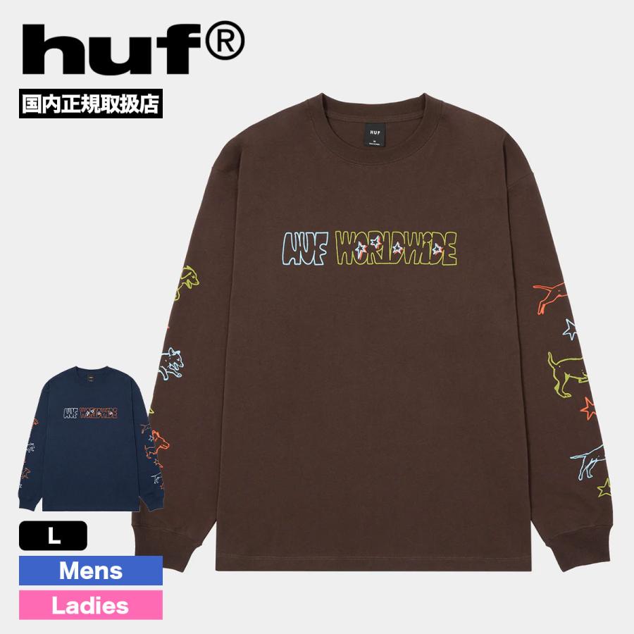 HUF（ハフ） ロンT 長袖Tシャツ トップス メンズ レディース 全2色 L