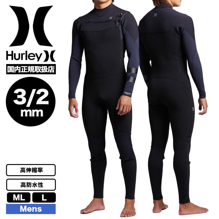 Hurley（ハーレー） メンズ ウェットスーツ フルスーツ 3/2mm