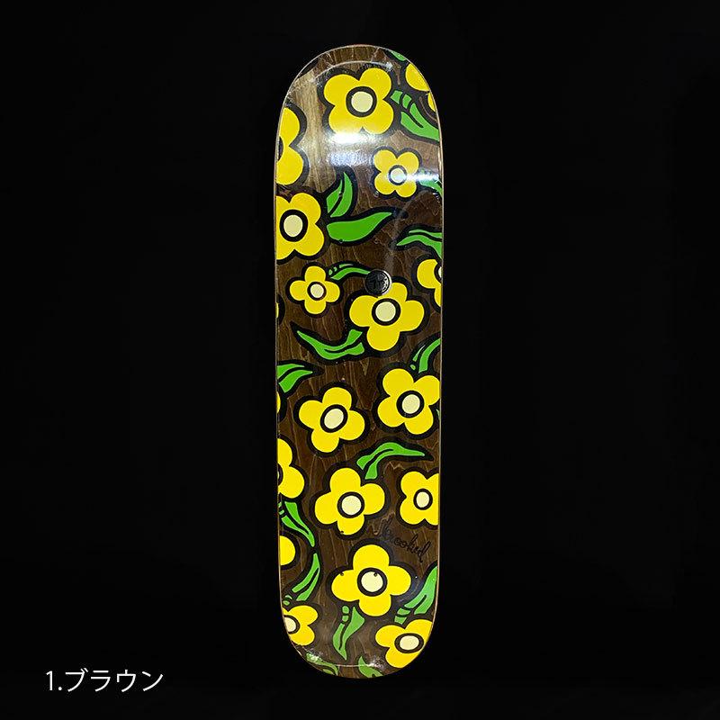 Krooked Skateboard クルキッド スケートボード スケートデッキ デッキ スケボー Wild Style Flowers Deck 花柄 21ss ブラウン 7 75inc Kr1s サーフボード スケート ジャック 通販 Yahoo ショッピング