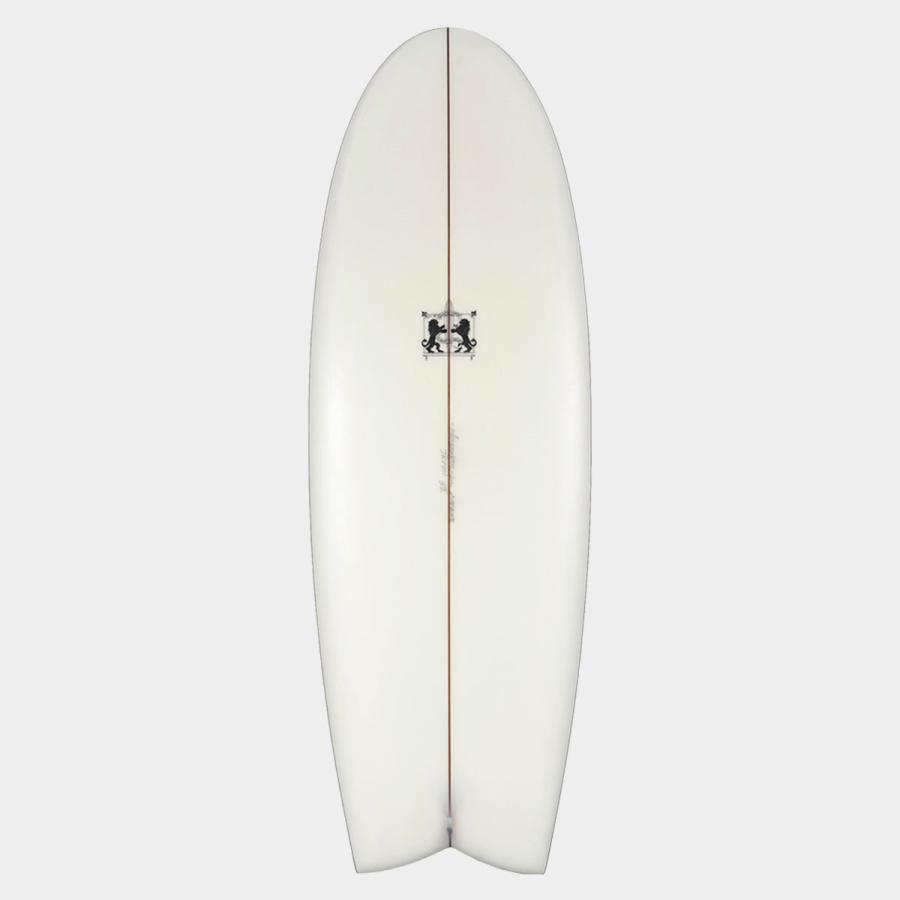 ラリーメイビル サーフボード ホワイト ポニー フィッシュ 5'5