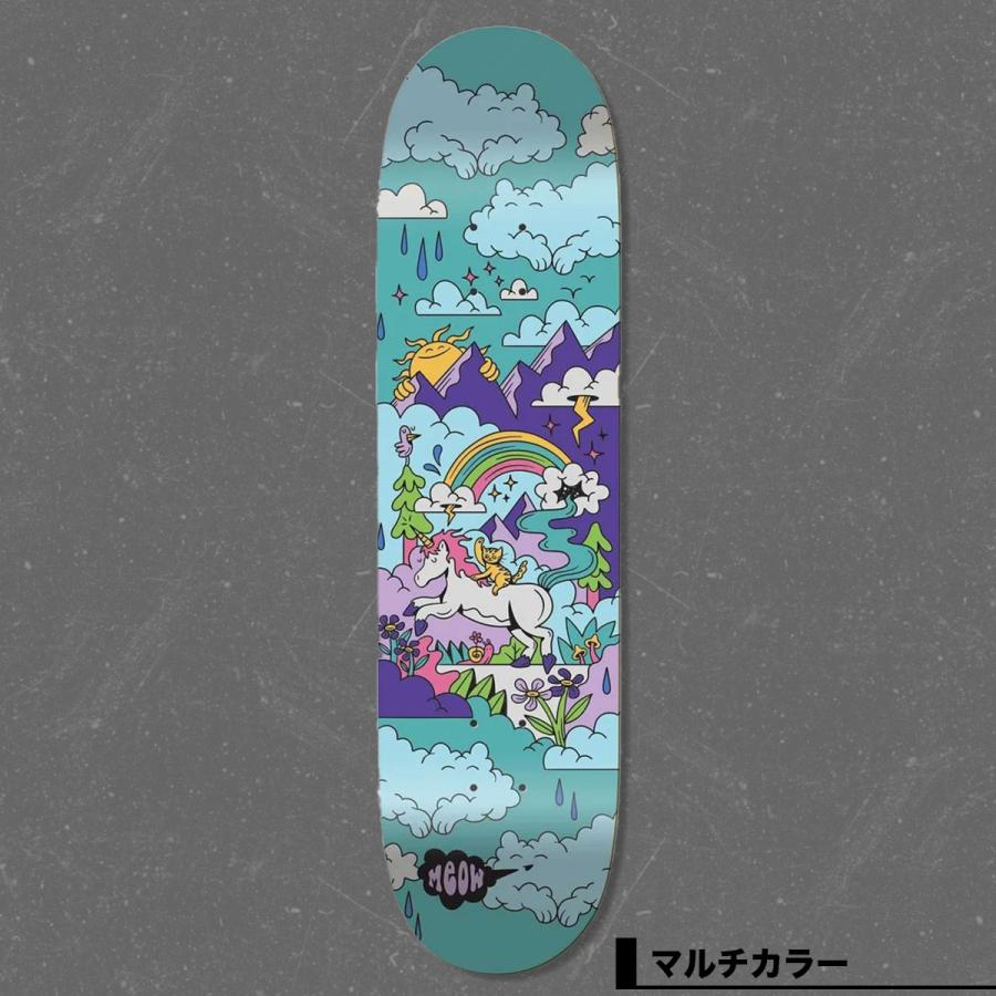 ミャオ スケートボード デッキ 子供 キッズ 7.5inch ドリーム かわいい