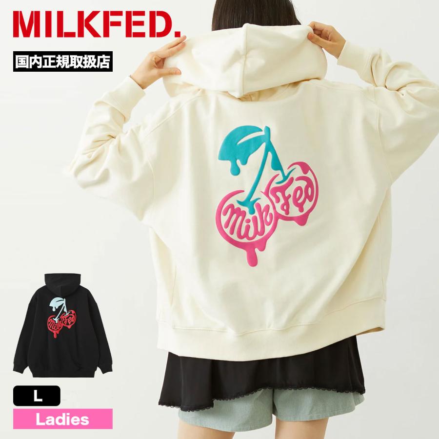 MILKFED.（ミルクフェド） レディース ジップパーカー フーディー