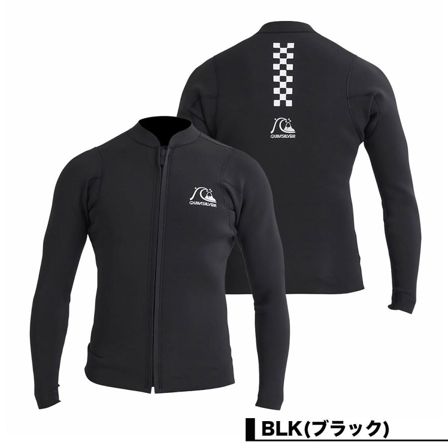 QUIKSILVER クイックシルバー メンズ ウェットスーツ サーフィン 長袖 タッパー ジャケット ジップ 2mm M ML L ループ付き 人気ブランド 2004 新作【QWT241706】｜surfboard-skate-jack｜04