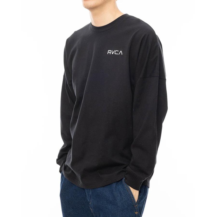 RVCA - ルーカ　テープロゴ　ロンT  ベージュ　S   超希少 RVCA 正規品 ルーカ メンズ ヘビーウエイト ロングスリーブT