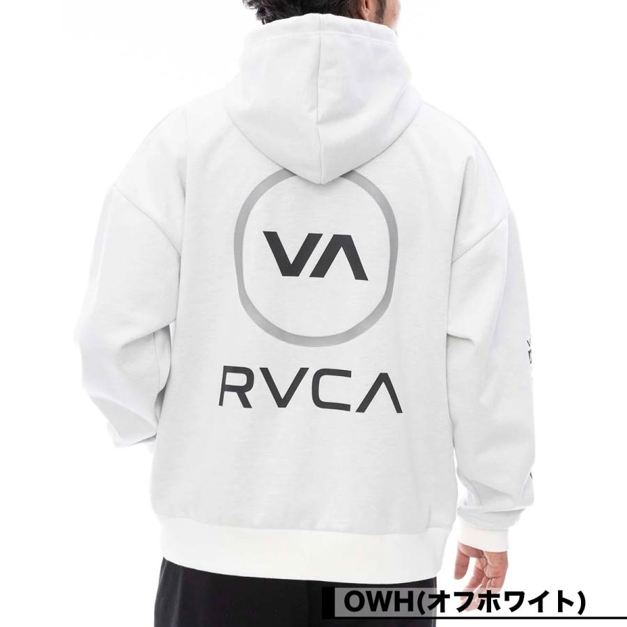 ルーカ　RVCA　白ロゴ　コーチジャケット　Ｌサイズ　オフホワイト RVCA ルーカ メンズ パーカー トップス 防風 撥水 バックロゴ 全