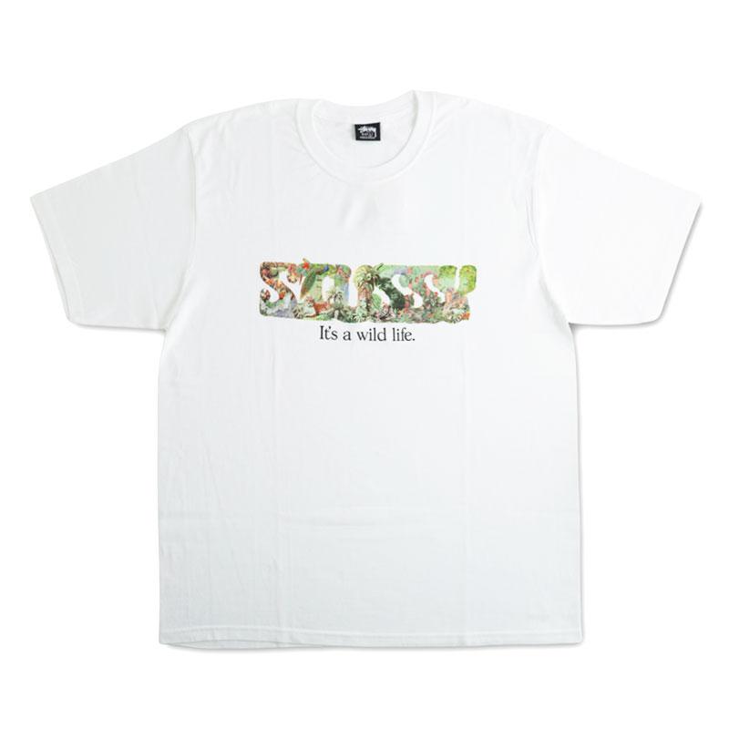 ステューシー Stussy メンズ 半袖tシャツ Its A Wild Life Tee ロゴ 動物 植物 グラフィック 全2色 M L プレゼント人気 ブランド 国内正規取扱店 St1s サーフボード スケート ジャック 通販 Yahoo ショッピング