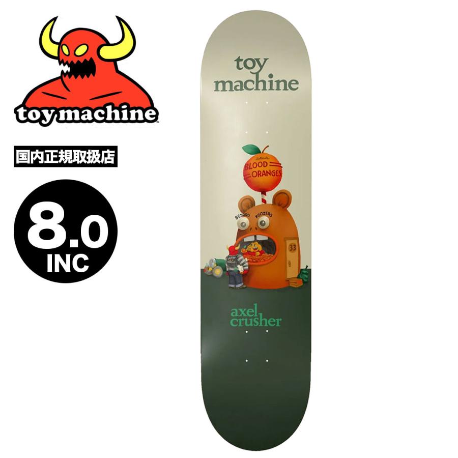 新品　スケボーデッキ　TOY MACHINE　8.0インチ　スケートボードデッキ TOY MACHINE トイマシーン スケートボード デッキ 8.0inch TOY