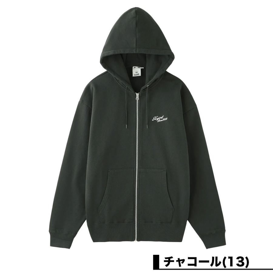 エックスガール レディース ジップパーカー スウェット フード
