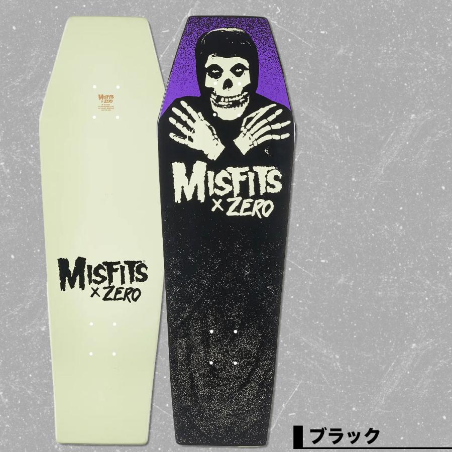ZERO ゼロ スケートボード スケボー デッキ 9.5inch ZERO×MISFITS