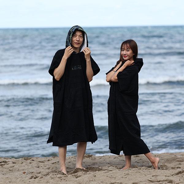 FCS サーフィン ポンチョ TOWEL PONCHO コットン タオル 着替え  